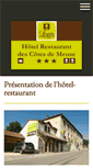 Mobile Screenshot of hotelcotesdemeuse.com
